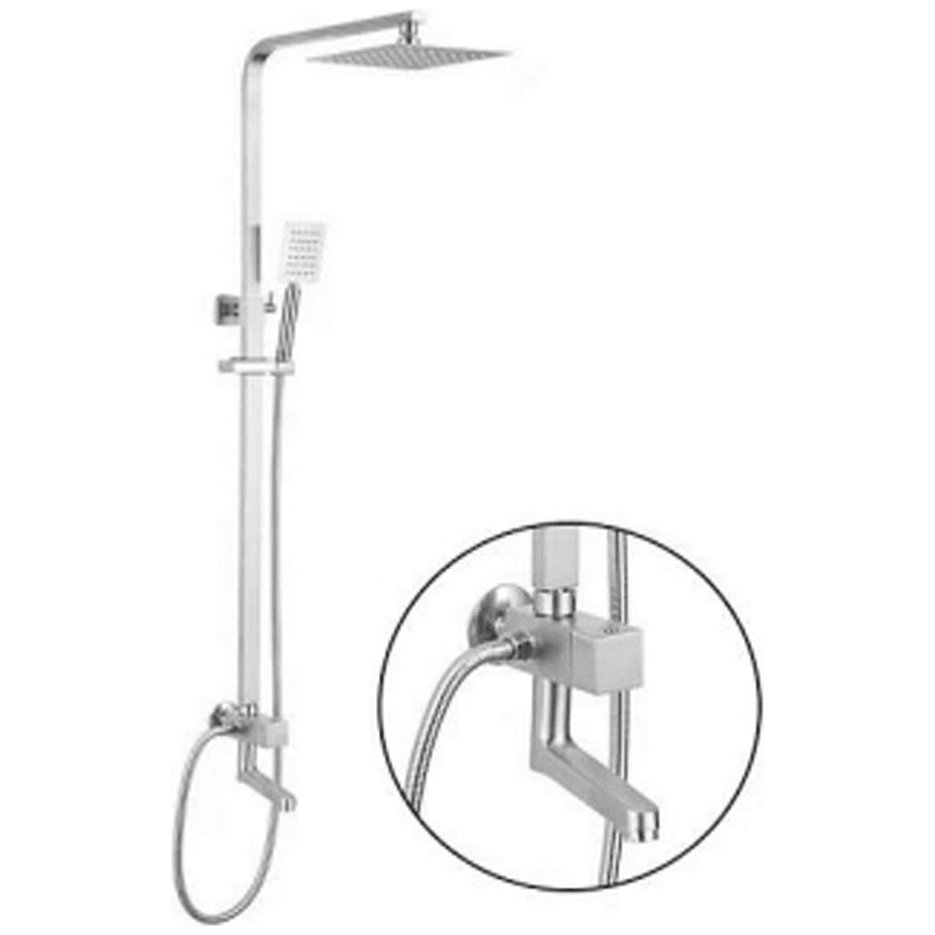 Waterhouse WH-SHOWERSUS-SQUARE Square Shower Set Stainless - KHM Megatools Corp. Waterhouse WH-SHOWERSUS-SQUARE Square Shower Set Stainless - KHM Megatools Corp.